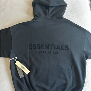 Essentials Black Hoodie